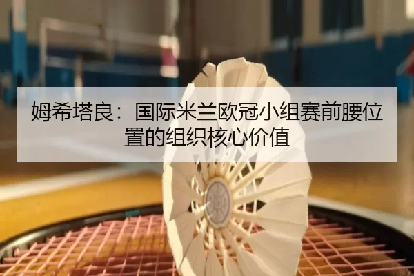 姆希塔良：国际米兰欧冠小组赛前腰位置的组织核心价值